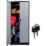 La mejor opción de gabinetes de garaje: gabinetes de almacenamiento Fedmax con puertas y estantes