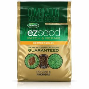 La mejor opción de césped para suelos arenosos: Scotts EZ Seed Patch and Repair Bermudagrass