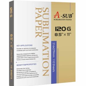 La mejor opción de papel de transferencia de calor: transferencia de calor de papel de sublimación A-SUB