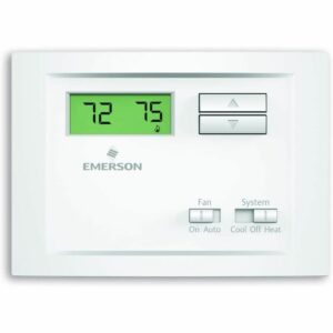 Las mejores opciones de termostato para el hogar: Emerson NP110 no programable de una sola etapa