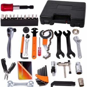 La mejor opción de kit de herramientas para el hogar: Kit de herramientas de reparación de bicicletas YBEKI
