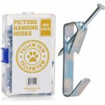 Las mejores uñas para colgar la opción de imágenes: Perchas para cuadros con patas amarillas