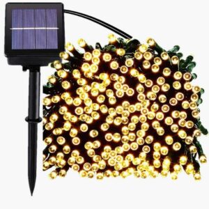 La mejor opción de luces solares de cadena: luces navideñas solares SUPSOO