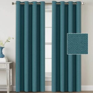 Las mejores opciones de cortinas insonorizadas: cortinas opacas de lino H.VERSAILTEX
