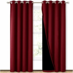 Las mejores opciones de cortinas insonorizadas: cortinas opacas NICETOWN 100%