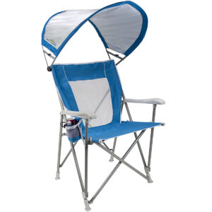 Las mejores opciones de sillas de playa: GCI Outdoor Waterside SunShade Plegable Captain's Beach Chair