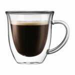 La mejor opción de taza de café: JoyJolt Serene taza de café con aislamiento de doble pared