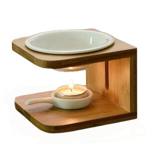 Las mejores opciones de difusor de aceites esenciales: Singeek 100ML Ceramic Tea Light Holder