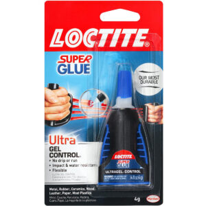 El mejor pegamento para opciones de vidrio: Loctite Ultra Gel Control Super Glue