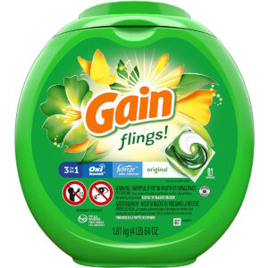 Las mejores opciones de cápsulas de lavandería: Gain flings Liquid Laundry Detergent Pacs