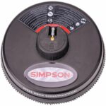 La mejor opción de limpiador de superficies para lavadora a presión: Simpson Cleaning 80165, clasificado hasta 3700 PSI