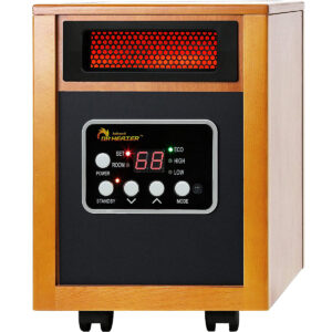 El mejor calentador de espacio para opciones de dormitorio: Dr infrarrojos calentador calentador de espacio portátil