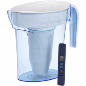 La mejor opción de jarra de agua: ZeroWater ZP-006-4, jarra con filtro de agua de 6 tazas