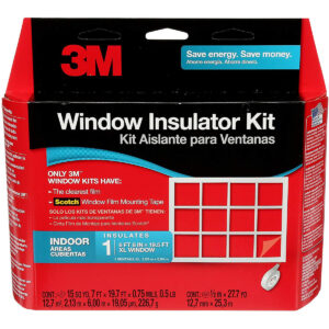 Las mejores opciones de kit de aislamiento de ventanas: Kit de aislamiento de 1 ventana para interiores de 3M