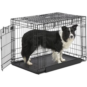 Las mejores opciones de jaulas para perros: MidWest Homes for Pets Caja plegable para perros Ovation