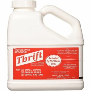 El mejor limpiador de drenaje para la opción de cabello: THRIFT FBA_T-600 T-600 Granular Drain Cleaner