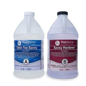 La mejor opción de epoxi para contrapartes: resina epoxi de sobremesa de suministros marinos Pro