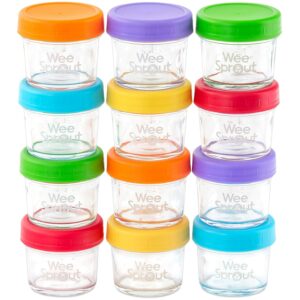 Los mejores recipientes de vidrio para almacenamiento de alimentos WeeSprout