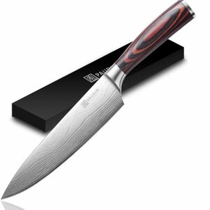 La mejor opción de cuchillos de cocina: cuchillo de chef - cuchillo de cocina PAUDIN Pro