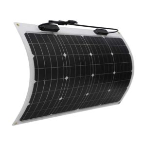 La mejor opción de panel solar portátil: Panel solar monocristalino Renogy de 50 vatios y 12 voltios