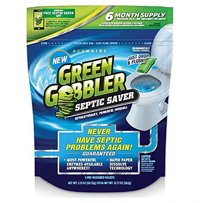 Las mejores opciones de tratamiento de fosas sépticas: Green Gobbler SEPTIC SAVER 