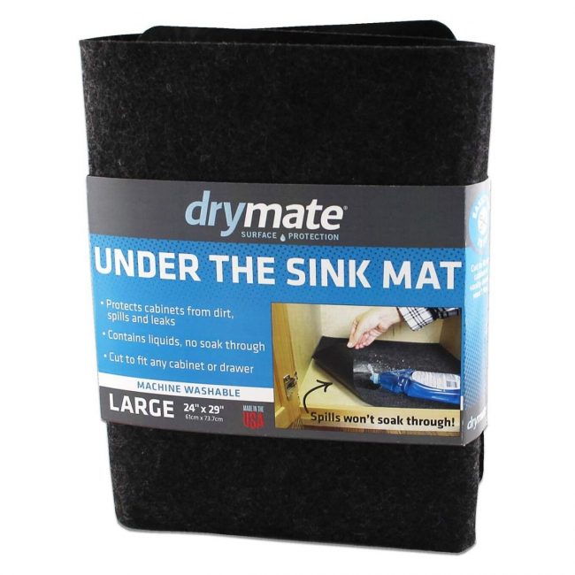 La mejor opción de revestimiento para estantes: Drymate USMC2429 debajo de la alfombra del fregadero 