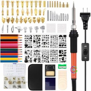 La mejor opción de herramienta para quemar madera: TAMEHOM 96 PCS Wood Burning Kit