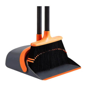 La mejor opción de escoba para pisos de madera: Recipiente para polvo y juego de escoba SANGFOR
