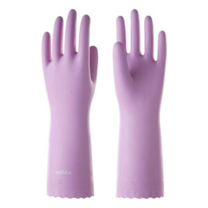 La mejor opción de guantes para lavar platos: guantes de limpieza domésticos de PVC Wahoo de LANON