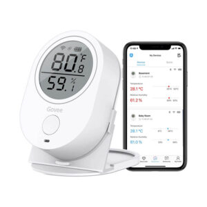 La mejor opción de higrómetro: Govee WiFi Temperature Humidity Monitor