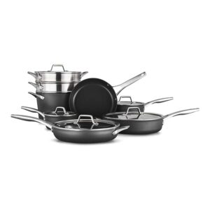 La mejor opción de sartén antiadherente: juego de utensilios de cocina antiadherentes de anodizado duro Calphalon Premier