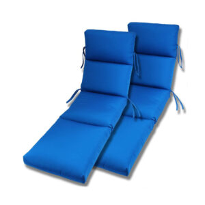La mejor opción de cojín para exteriores: Comfort Classics Inc. Juego de cojín para chaise longue Sunbrella