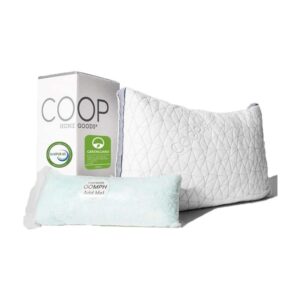 La mejor opción de almohada para el dolor de cuello: Coop Home Goods Eden Ajustable Loft Pillow