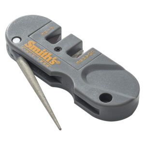 La mejor opción de afilador de cuchillos de bolsillo: afilador multifunción PP1 Pocket Pal de Smith