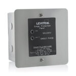 La mejor opción de protector contra sobretensiones para toda la casa: Leviton 51120-1 120 Protector de panel de 240 voltios, 4 modos