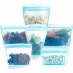 Las mejores opciones de bolsas para congelador: bolsa de silicona reutilizable para contenedores de alimentos Xomoo