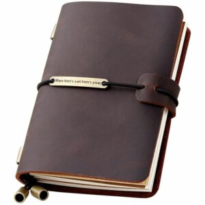 La mejor opción de cuadernos: Cuaderno de viaje hecho a mano recargable Robrasim