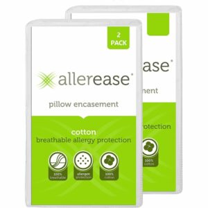 Las mejores opciones de protectores de almohadas: AllerEase Allergy Protection Pillow Protectors