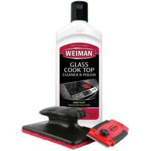 La mejor opción de limpieza para estufas: kit de limpieza para superficies de cocción Weiman