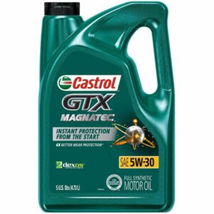 La mejor opción de aceite sintético: Castrol 03057 GTX MAGNATEC 5W-30 totalmente sintético