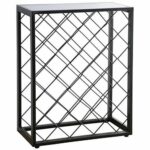 La mejor opción de botellero: botellero Mango Steam para 32 botellas con tablero de vidrio