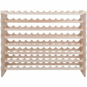 La mejor opción de botellero: botellero modular apilable de 96 botellas Smartxchoices