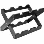 La mejor opción de botellero: botellero de encimera plegable rústico Sorbus