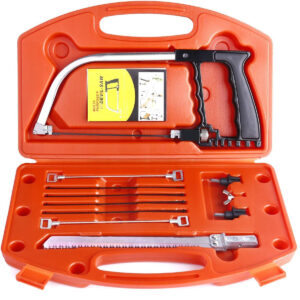 Las mejores opciones de sierra caladora: Juego de sierra manual universal 14 en 1 Sierra de mano multifuncional