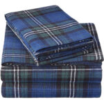 Las mejores opciones de sábanas de franela: juego de sábanas de franela a cuadros Pinzon