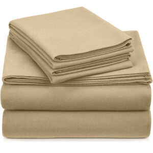 Las mejores opciones de sábanas de franela: terciopelo pesado de algodón Pinzon Signature