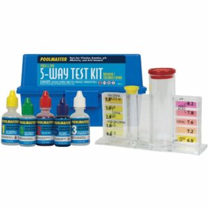 La mejor opción de kit de prueba de piscina: estuche de química Poolmaster Essential Collection