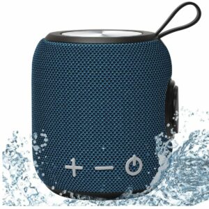 La mejor opción de altavoz para ducha: altavoz portátil con Bluetooth SANAG