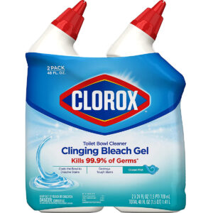 Las mejores opciones de limpiadores para inodoros: Clorox Toilet Bowl Cleaner, Clinging Bleach Gel